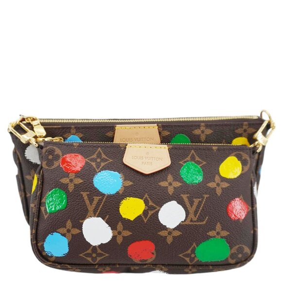 Louis Vuitton  LV×YK Multi Pochette Accessories Monogram Dot Canvas Shoulder Bag - Picture 4 of 16